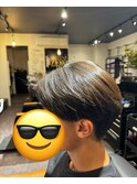 センターツーブロマッシュ