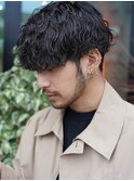 波巻きスパイラルパーマシャドウパーマツイストスパイラルパーマ