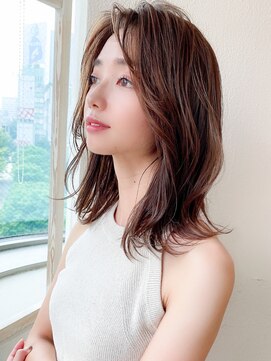 アフロートフクオカ(AFLOAT FUKUOKA) 【福岡初出店☆AFLOAT 福岡】小顔前髪ありくびれレイヤーカット