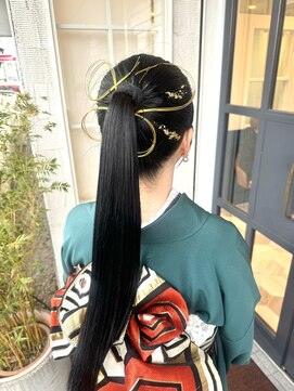 ラグ バイ シゲルカットクラブ 神田久志本店(lag) ハイポニー♪