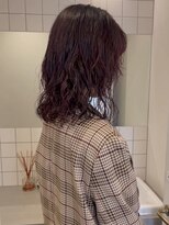 チーカ(chica)&nbsp;ミディアムパーマ+ピンクブラウン