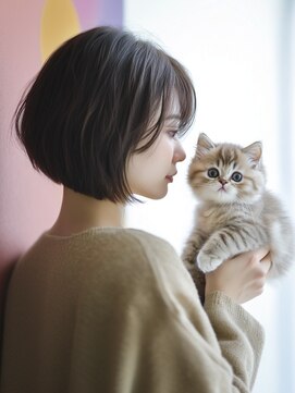 アルトリスト(Altruist Aging×HAIR&SPA) ☆イメチェンピンクベージュアンブレラカラー前髪クールショート