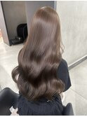 ブリーチなし/アイスグレージュ