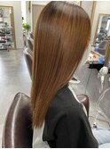 生まれつき直毛の方に近いサラサラ・ツヤツヤの極サラストレート