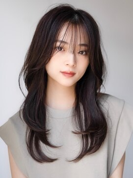 エインアンリー 明治神宮前(AIN.ANLY.) ◎デジタルパーマくびれカットコテ巻き風パーマ縮毛矯正韓国風