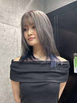 スタイル スマート サロン(STYLE smart salon) ちらっと可愛いシルバーカラー×ラベンダーカラー【ことこ】