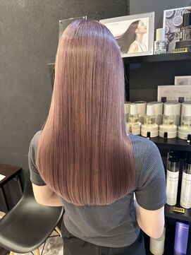 ピノ(pino.) ペールピンク×髪質改善トリートメント