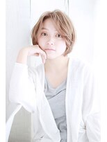 シュシュット(chouchoute)&nbsp;夏美髪質改善アプリコットオレンジハイライトカラーくびれヘア56