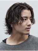 名古屋名駅センターパートスパイラルパーマウルフサーフカール