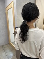 アマーク(a mark)&nbsp;【能田花音】黒髪パーマ