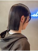 切りっぱなしボブ/ショートなら縮毛矯正がオススメ横浜