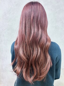 ダメージレスに叶える◎美髪ピンクベージュ☆