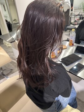 ハッシュカットダークグレー暗髪髪質改善トリートメント美髪
