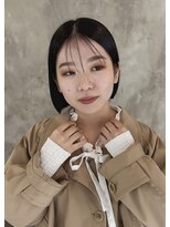 ヘルベチカ・ヘア(Helvetica hair)&nbsp;ミニボブ/ショートボブ/切りっぱなしボブ/前髪あり[代官山駅]