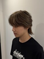 メンズカラー ウォルト 名駅店(walt)&nbsp;ミルクティーベージュウルフ