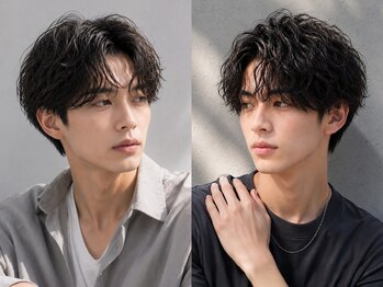 メンズ ソース 天王寺阿倍野(MEN'S SOURCE)の写真/阿倍野駅徒歩1分【ご新規様★カット+パーマ￥8000】スパイラル/ニュアンス/波巻きなど最旬スタイルも得意◎