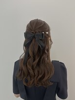 ミンクスオーバー(MINX OVER)&nbsp;【ヘアセット】ハーフアップ/大手町ヘアセット/東京駅ヘアセット