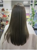 髪質改善カラーエステ艶髪ロング