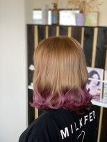 シーカ(siiqa)&nbsp;バイカラーミディー