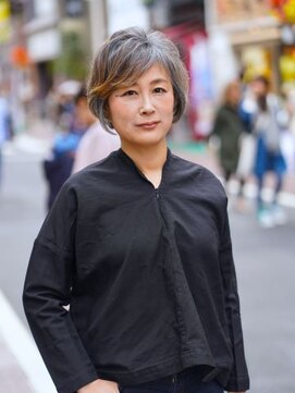 えがお美容室 【えがお美容室】50代60代にオススメ☆骨格似合わせショート