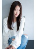 ナチュラルロングストレート