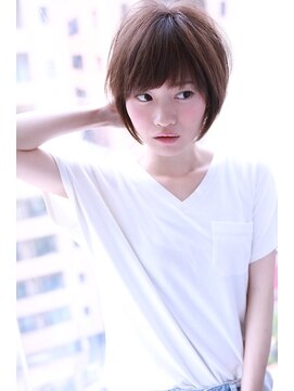 クラウドゼロ(Cloud zero) 大人かわいいモーブカラー小顔ショートボブ【Cloud zero】