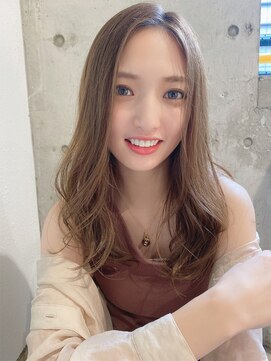 ルービック 京橋(Rubik's) グレージュ/デジパ/抜け感ヘア/ロングヘア