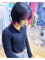 トーク 武庫之荘(TAL'KE)&nbsp;TAL'KE武庫之荘/ウルフカット×インナーピンクパープル_121