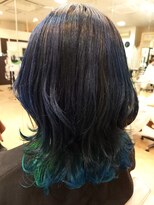 シャンプーボーイ&nbsp;ブルーブラック×インナーブルー