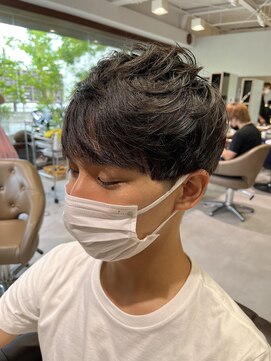 アンプヘアー 桂店(unpeu hair) マッシュ刈り上げショート
