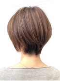 30代40代大人女性/前髪なしショートボブ/ショートヘア/髪質改善