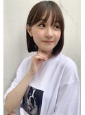 【吉祥寺/荻野元気】ボブ レイヤー 白髪染 40代50代60代