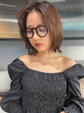 ロフティー 清澄白河(LOFTY) 顔まわりレイヤー/bob/韓国ヘア/センターパート/清澄白河/錦糸町