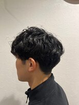 ゴデーレ(GODERE)&nbsp;メンズカットパーマスタイルニュアンス黒髪暗髪ストレート