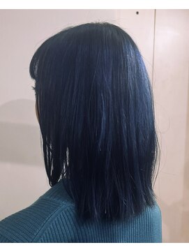 サロン ド ビカ(Salon de bika) 小顔カラー♪ネイビーブルーブラックカラー