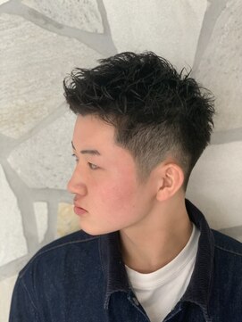 ヨシザワインク バンダイ(YOSHIZAWA Inc. BANDAI) メンズパーマ/新潟市/新潟/ピンパーマ/ショート/爽やか/清潔感