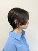 韓国風小顔ショート/髪質改善