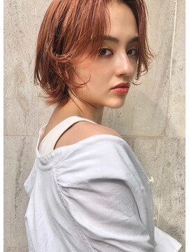 マジコ 原宿(Magico) ボブ/ミルクティーベージュカラー/ブリーチ/ダブルカラー/原宿