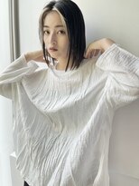 ゲーム バイ アランスミシー 横浜(GAME by Alan Smithee)&nbsp;フェイスフレーミング/ミルクティーベージュ/ボブ