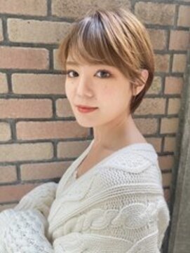 フラミューム 藤沢(flammeum) 大人ショートボブ×マロンベージュ【藤沢/藤沢駅】