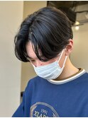 ニュアンスパーマセンターパートサイドパート韓国カルマパーマ