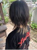 ウルフヘアー＋インナーカラーstyle*