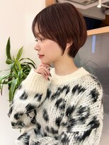 ラミエ バイ メルト 吉祥寺(lamie by melt)&nbsp;*滝田*美シルエットフェザーショートボブワインレッド吉祥寺人気