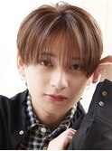 シースルーマッシュ韓国ヘアコンマバングフェザーパーマ