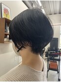 丸みショート