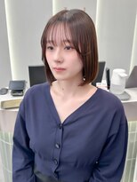 ロンド ブランシュ 錦糸町北口(Lond blanche)&nbsp;ブリーチなしチェリーブラウン髪質改善イルミナカラー韓国錦糸町