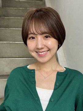 クロト(Clotho) ショートカット/髪質改善縮毛矯正白髪ぼかしレイヤーカラーボブ