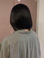 ディスアンドザット あびこ店(THIS&THAT)&nbsp;ぱつっとbob × 暗めolive brown