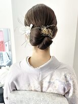 アメリ(AMELIE) リボン型お団子ヘア