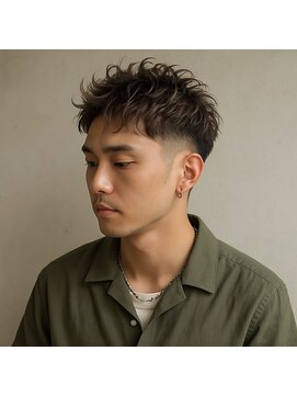 スープレックス ヘアーデザイン(SOUPREX HAIR DESIGN) SOUPREX大人ツーブロック ミディアムトーン ニュアンスパーマ